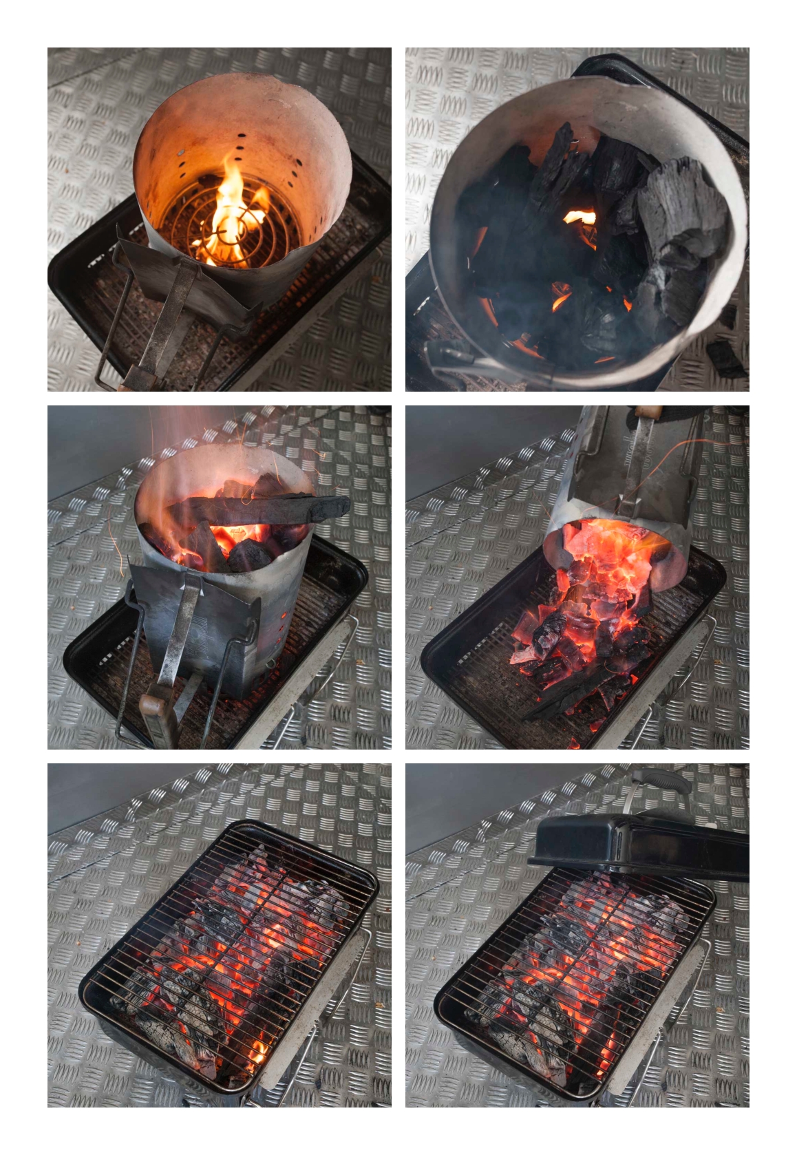 ▷ Cómo encender una barbacoa de carbón vegetal y preparar unas brasas  perfectas