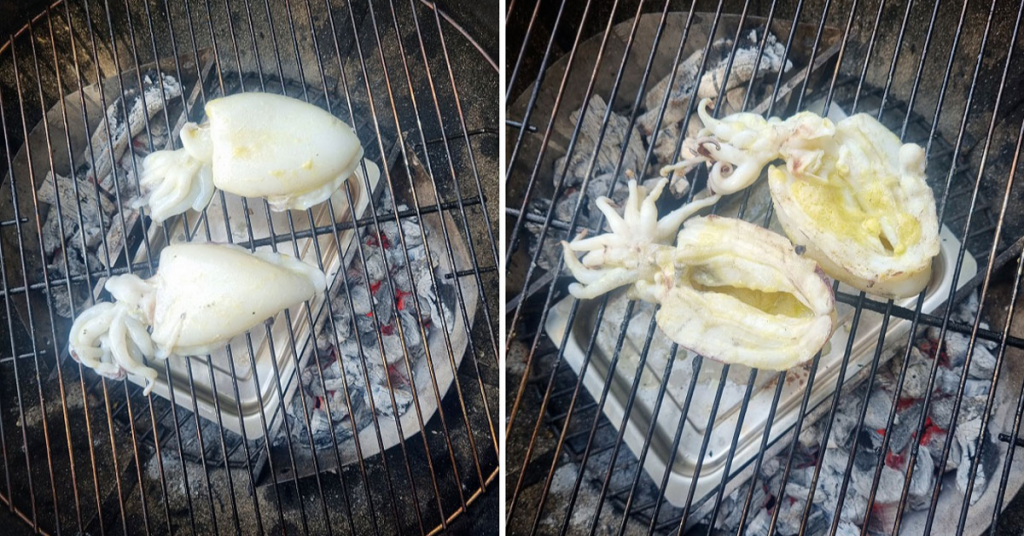 Sepia a la brasa salsa limón