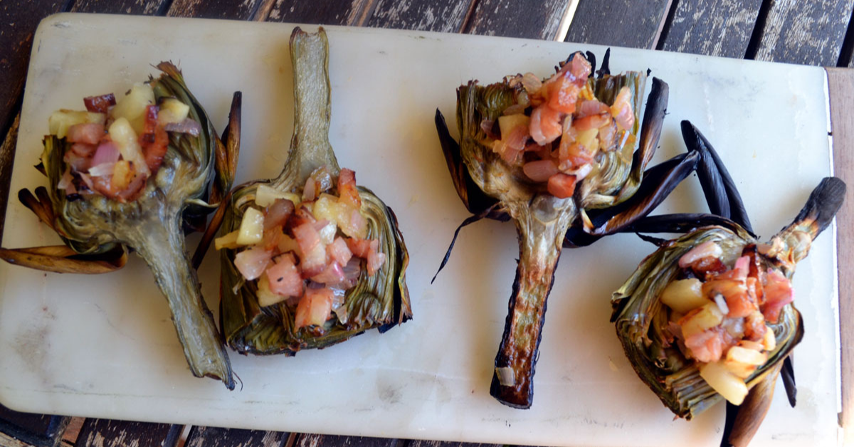 alcachofas a la parrilla alcachofas a la parrilla