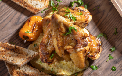 Alitas de pollo a la barbacoa: doradas, crujientes y jugosas con fuego mixto