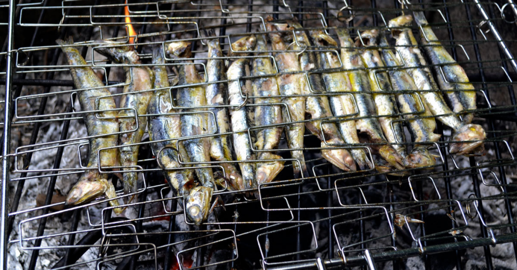 boquerones a la parrilla