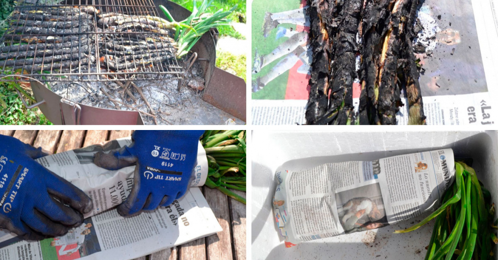 calçotada a la brasa