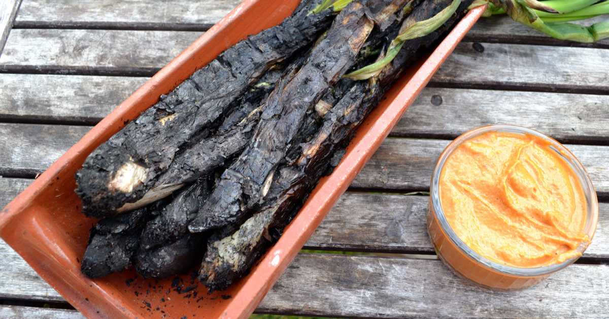 calçotada a la brasa