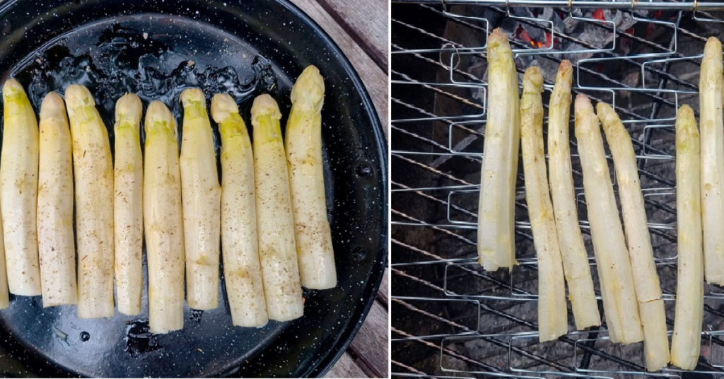 espárragos a la parrilla