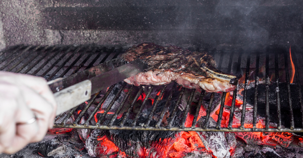 evitar que la carne se pegue a la parrilla