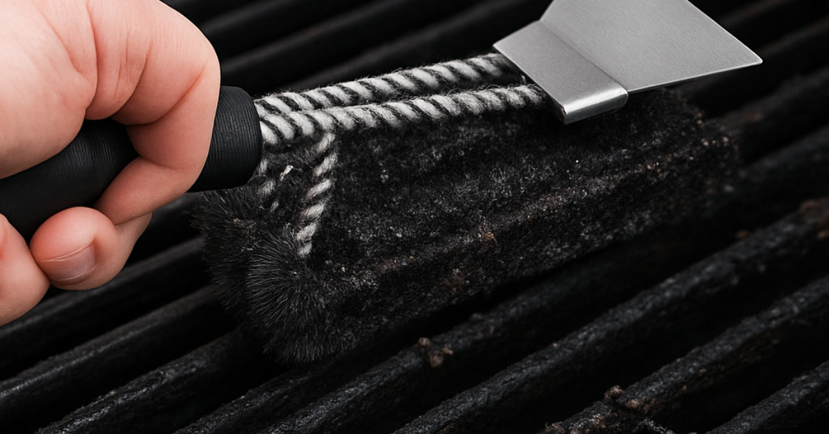 limpiar parrilla barbacoa