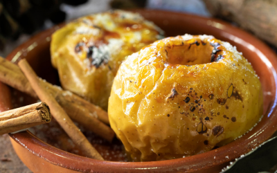 Manzanas asadas en barbacoa: fáciles, aromáticas y con toque caramelizado