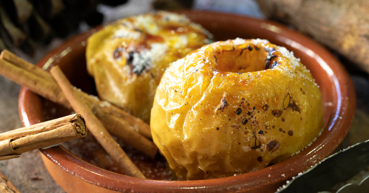 manzanas asadas en barbacoa manzanas asadas en barbacoa