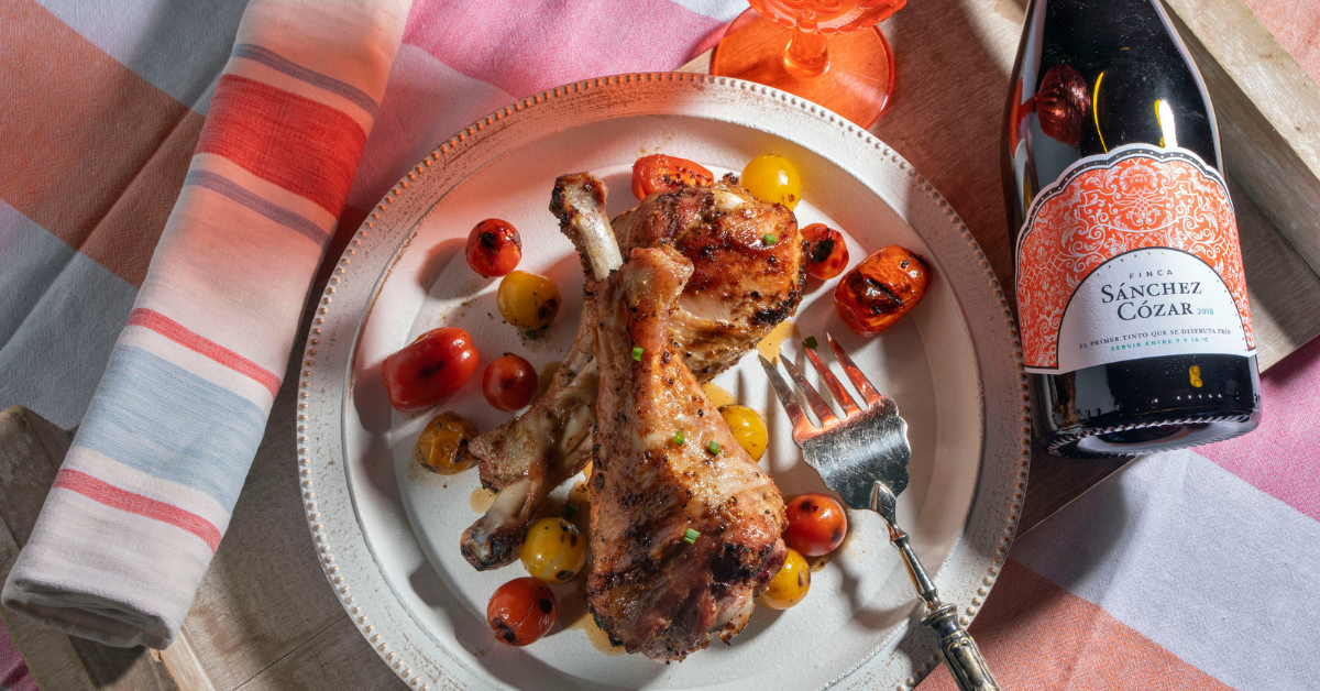 muslos de pavo a la brasa