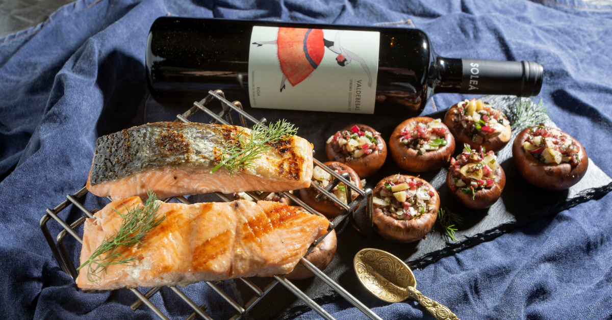 salmón a la barbacoa salmón a la barbacoa