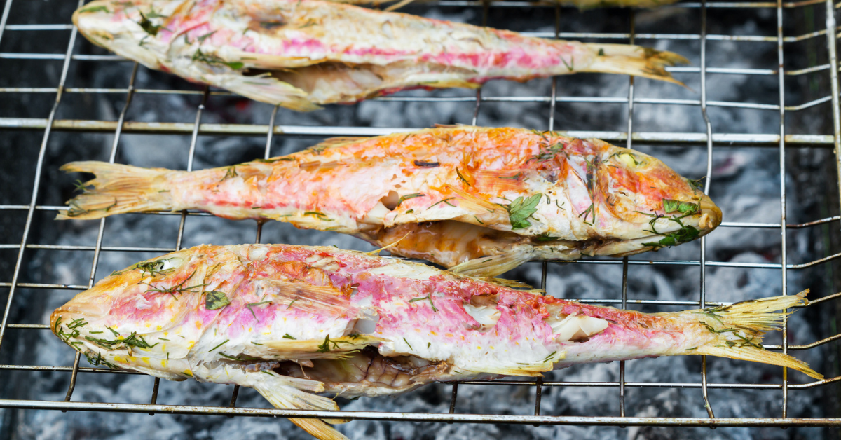 salmonetes a la brasa