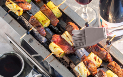 Cómo hacer Yakitori de ternera a la parrilla (estilo robata) con teriyaki